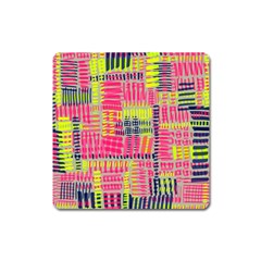 Abstract Pattern Square Magnet