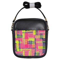 Abstract Pattern Girls Sling Bags by Simbadda