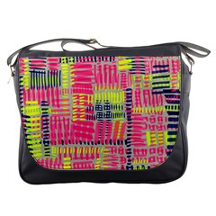 Abstract Pattern Messenger Bags by Simbadda