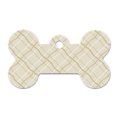 Background Pattern Dog Tag Bone (two Sides)