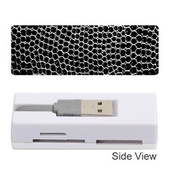 Black White Crocodile Background Memory Card Reader (Stick) 