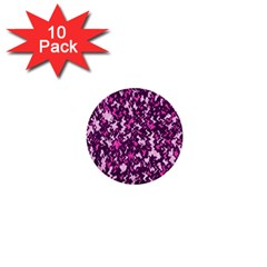 Chic Camouflage Colorful Background 1  Mini Buttons (10 Pack) 