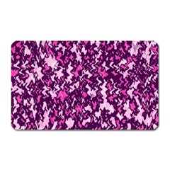 Chic Camouflage Colorful Background Magnet (rectangular)