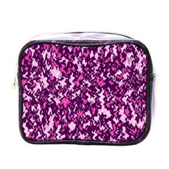 Chic Camouflage Colorful Background Mini Toiletries Bags by Simbadda