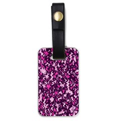 Chic Camouflage Colorful Background Luggage Tags (one Side) 