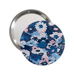 Fabric Wildflower Bluebird 2.25  Handbag Mirrors