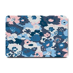 Fabric Wildflower Bluebird Small Doormat 