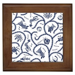 Fish Pattern Framed Tiles