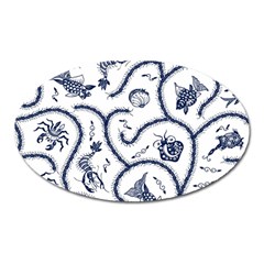 Fish Pattern Oval Magnet