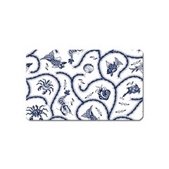 Fish Pattern Magnet (name Card)