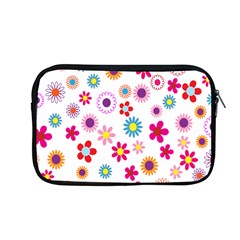 Colorful Floral Flowers Pattern Apple Macbook Pro 13  Zipper Case