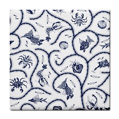 Fish Pattern Tile Coasters