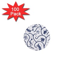 Fish Pattern 1  Mini Buttons (100 Pack)  by Simbadda