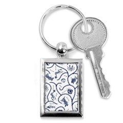 Fish Pattern Key Chains (rectangle) 