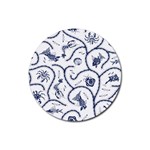 Fish Pattern Rubber Round Coaster (4 pack)  Front