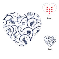 Fish Pattern Playing Cards (heart) 