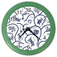 Fish Pattern Color Wall Clocks