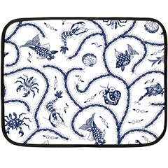 Fish Pattern Fleece Blanket (mini)