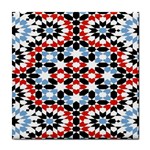 Morrocan Fez Pattern Arabic Geometrical Tile Coasters Front