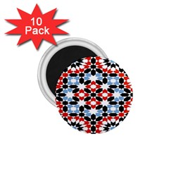 Morrocan Fez Pattern Arabic Geometrical 1 75  Magnets (10 Pack)  by Simbadda