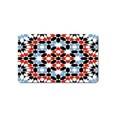 Morrocan Fez Pattern Arabic Geometrical Magnet (name Card) by Simbadda