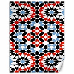 Morrocan Fez Pattern Arabic Geometrical Canvas 12  X 16  