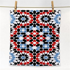 Morrocan Fez Pattern Arabic Geometrical Face Towel by Simbadda