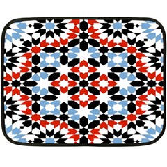 Morrocan Fez Pattern Arabic Geometrical Fleece Blanket (mini) by Simbadda