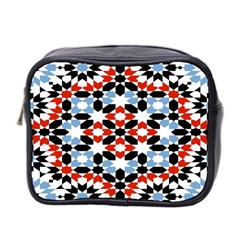 Morrocan Fez Pattern Arabic Geometrical Mini Toiletries Bag 2-side