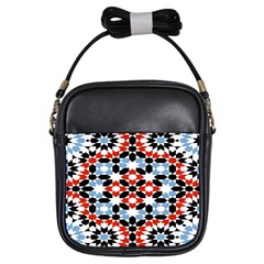 Morrocan Fez Pattern Arabic Geometrical Girls Sling Bags