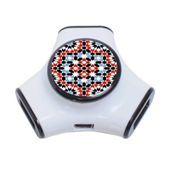 Morrocan Fez Pattern Arabic Geometrical 3-port Usb Hub