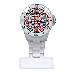 Morrocan Fez Pattern Arabic Geometrical Plastic Nurses Watch