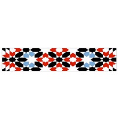 Morrocan Fez Pattern Arabic Geometrical Flano Scarf (small)