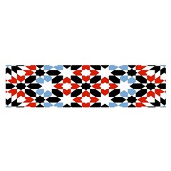 Morrocan Fez Pattern Arabic Geometrical Satin Scarf (oblong)