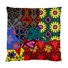 Patchwork Collage Standard Cushion Case (two Sides)