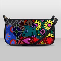 Patchwork Collage Shoulder Clutch Bags