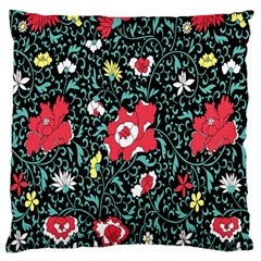 Vintage Floral Wallpaper Background Large Cushion Case (one Side)