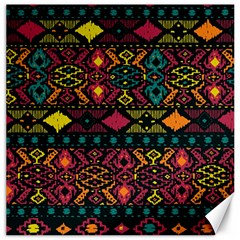 Traditional Art Ethnic Pattern Canvas 12  X 12   by Simbadda