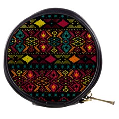 Traditional Art Ethnic Pattern Mini Makeup Bags by Simbadda