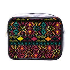 Traditional Art Ethnic Pattern Mini Toiletries Bags by Simbadda