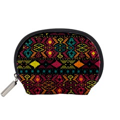 Traditional Art Ethnic Pattern Accessory Pouches (small) 