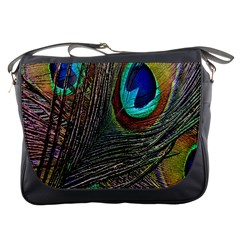 Peacock Feathers Messenger Bags