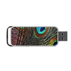 Peacock Feathers Portable USB Flash (One Side)