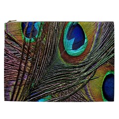 Peacock Feathers Cosmetic Bag (XXL) 