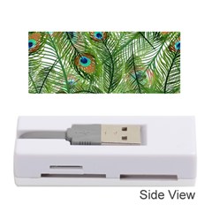 Peacock Feathers Pattern Memory Card Reader (stick)  by Simbadda