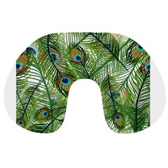 Peacock Feathers Pattern Travel Neck Pillows