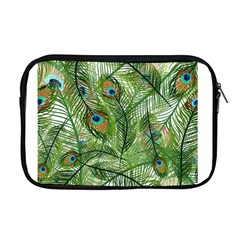 Peacock Feathers Pattern Apple Macbook Pro 17  Zipper Case