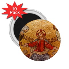 Gold Jesus 2.25  Magnets (10 pack) 