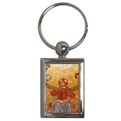 Gold Jesus Key Chains (rectangle) 