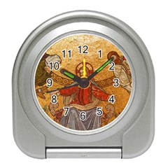 Gold Jesus Travel Alarm Clocks